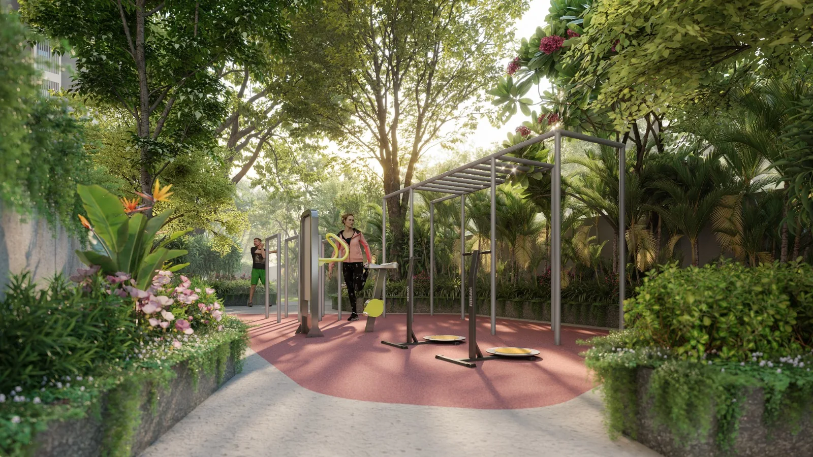 Pickleball court at Mangalam Momento